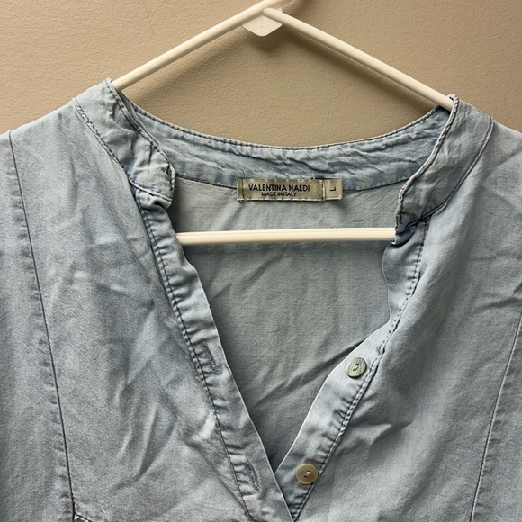 Valentina Naldi Light Blue Midi Dress - Picture 3 of 4